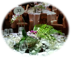 Orchid Table Centerpiece